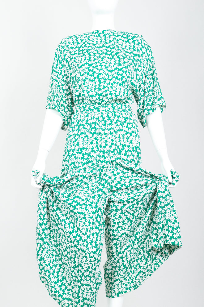 Vintage Sonia Rykiel Graphic Star Boxy Top and Pant Set Front at Recess