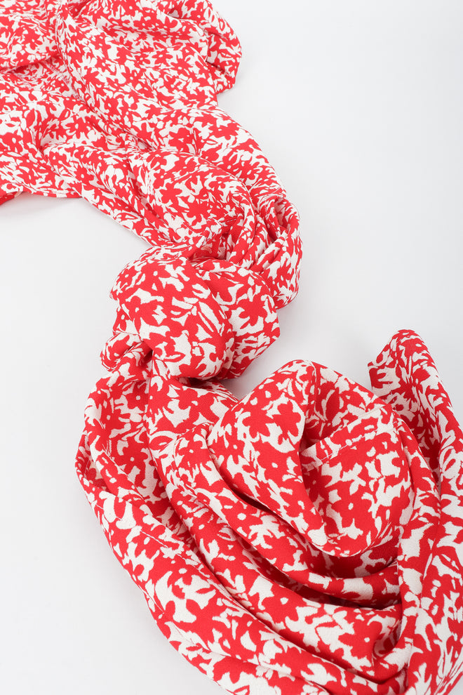 Vintage Sonia Rykiel Graphic Floral Print Wrap Top Tie at Recess