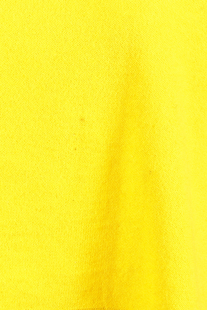 Vintage Sonia Rykiel Yellow Bow Collared Swing Sweater Front stains