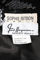 Recess Los Angeles Vintage Sophie Sitbon Liquid Sequin Longline Boyfriend Blazer