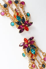 Rainbow Chandelier Rhinestone Earrings