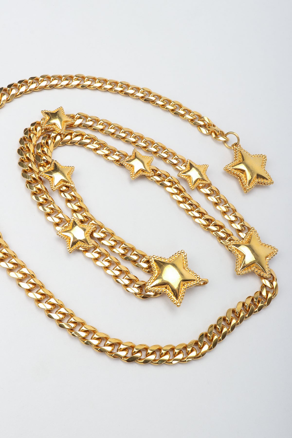 Vintage ST JOHN Gold Tone Chain Link Belt w/ Original Pouch Never Worn 39\