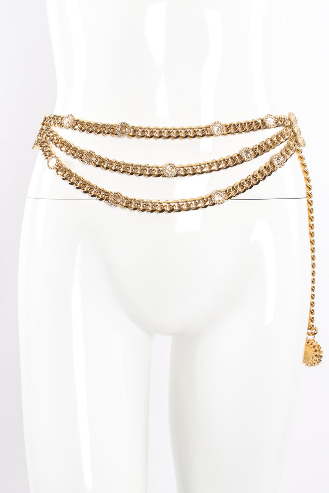 Vintage St John Chunky Triple-Strand Chain Belt II on Mannequin at Recess Los Angeles