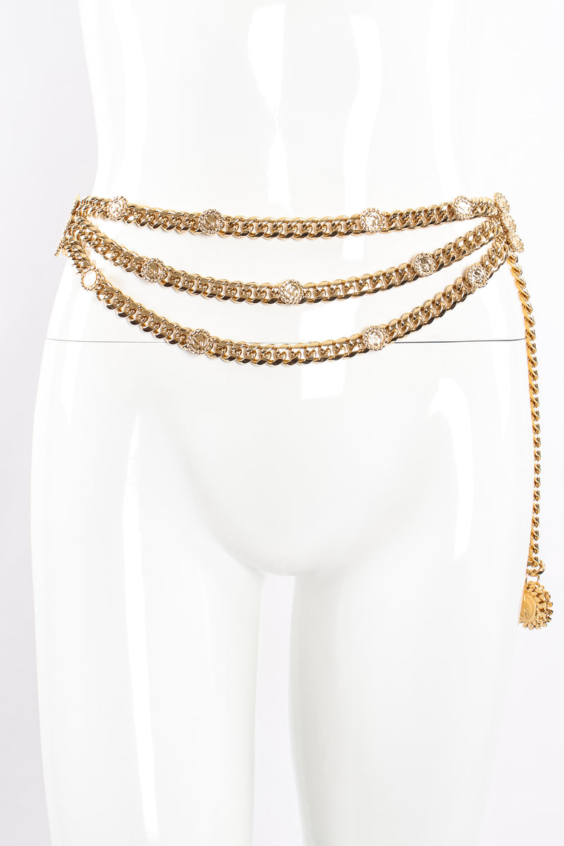 Vintage St John Chunky Triple-Strand Chain Belt II on Mannequin at Recess Los Angeles