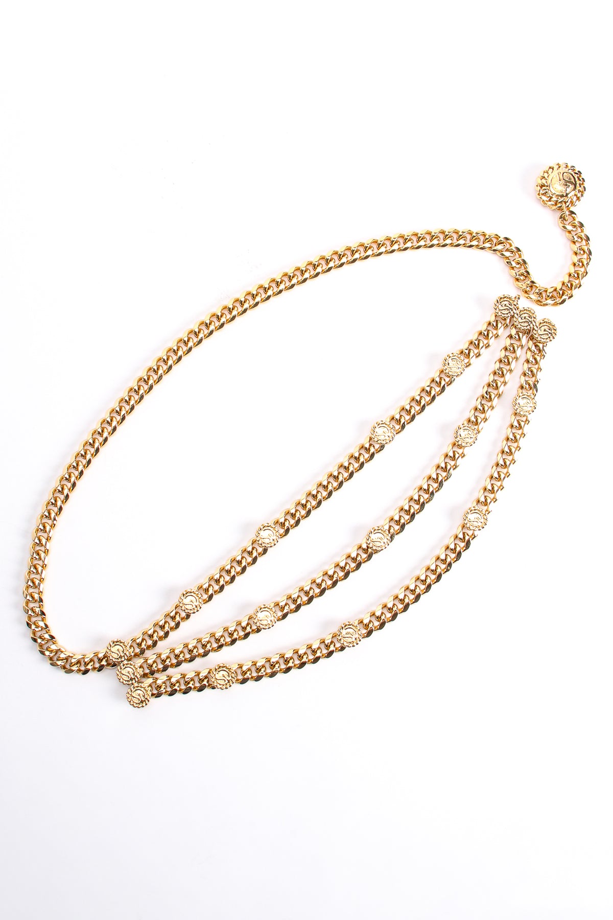 Vintage St John Chunky Triple-Strand Chain Belt II – Recess