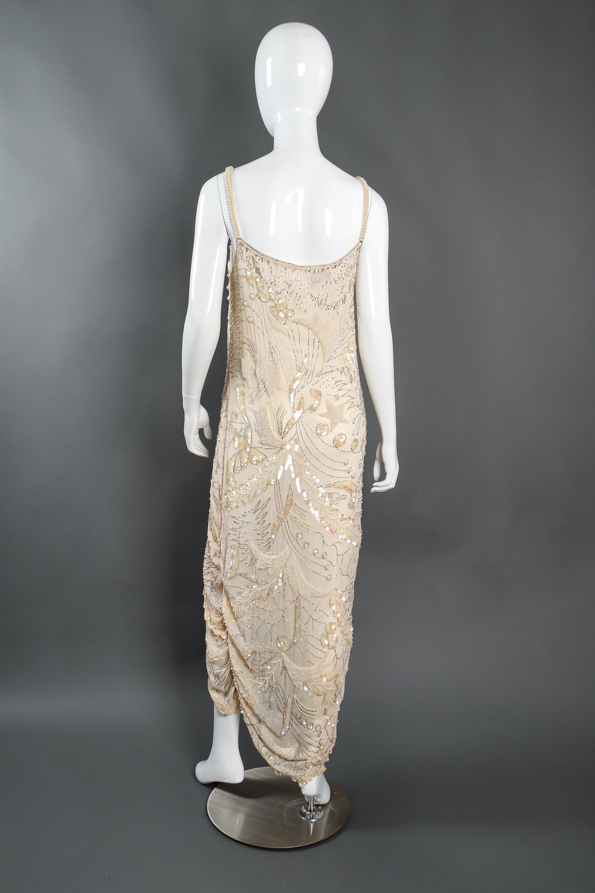 Vintage St. Vini Creations Deco Beaded Shift Slip Dress – Recess