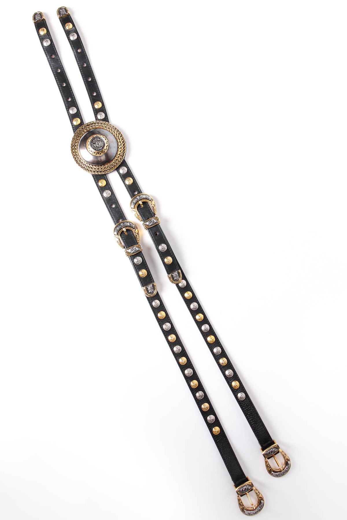 vintage grunge belt モード系 designer 海外city 1940 Studded Belt / B｜商品ページ – The GROOVIN HIGH & Old