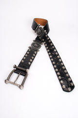 Vintage Streets Ahead  Medusa Leather Screw Stud Belt at Recess Los Angeles