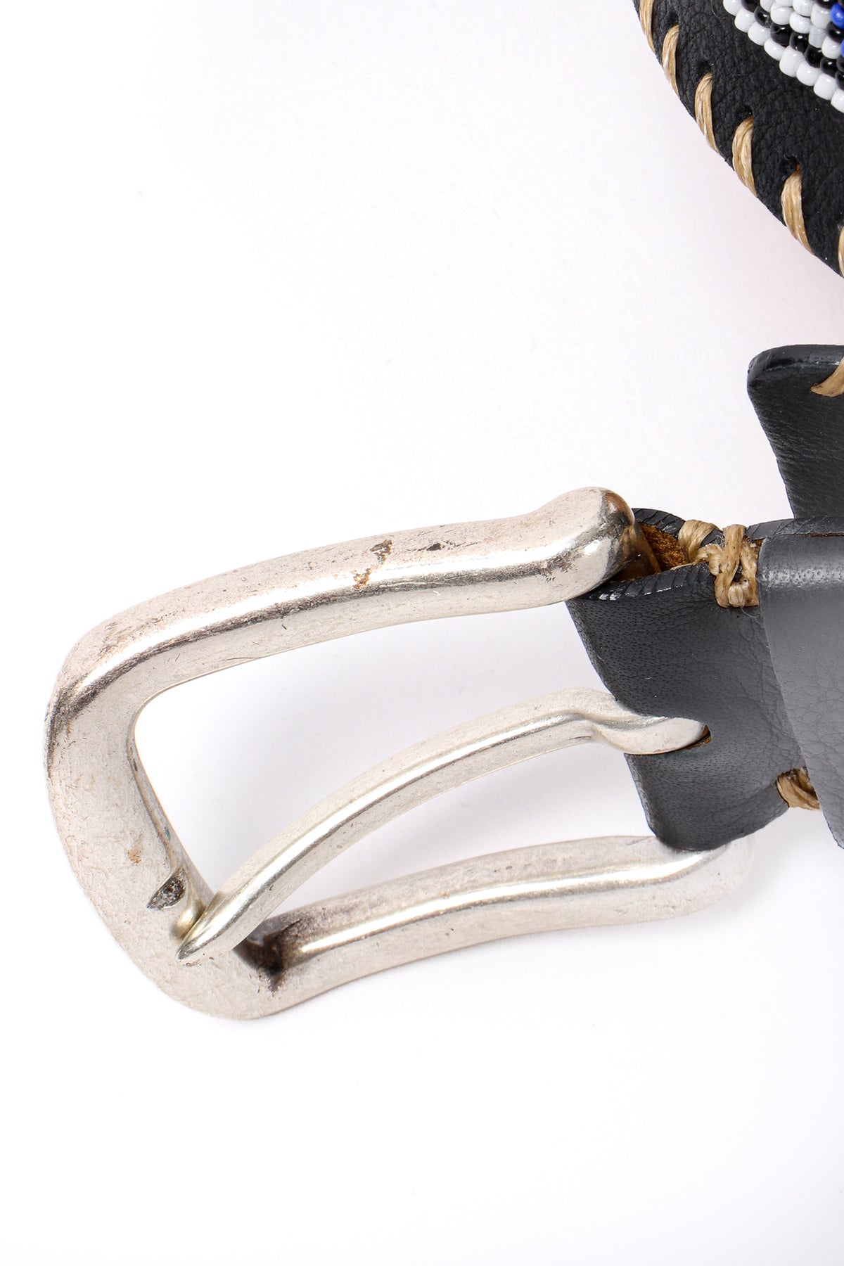 Streets Ahead Beaded belt Vale Crystal Buckle Italian Leather Belt | Streets Ahead  main image 2