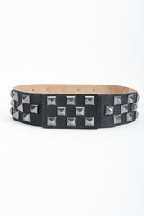 Vintage Streets Ahead SATC Carrie Pyramid Stud Leather Belt at Recess Los Angeles