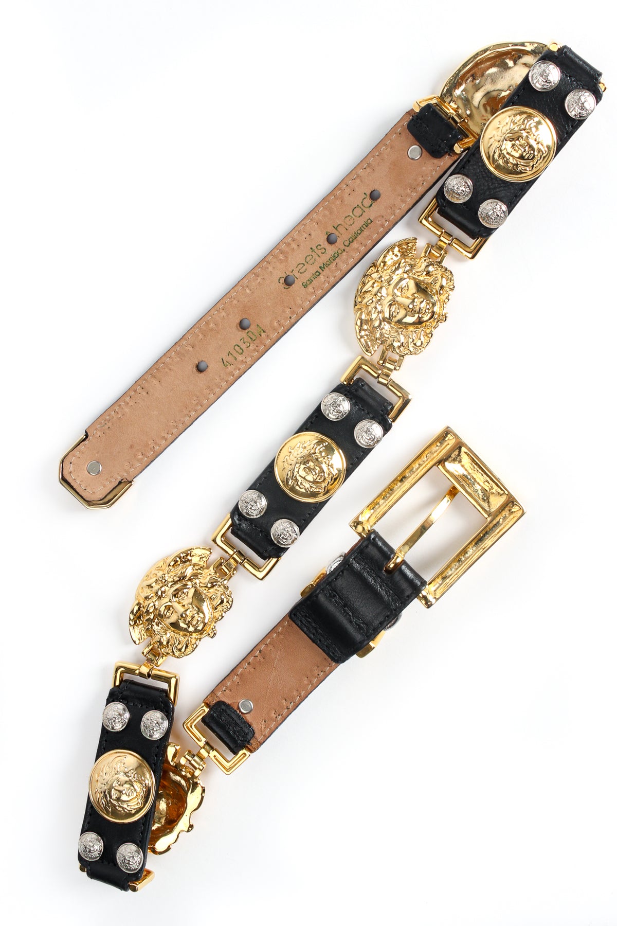 Streets Ahead Santa Monica, Ca Vintage Leather Belt by Streets Ahead – Dovetail main image 2