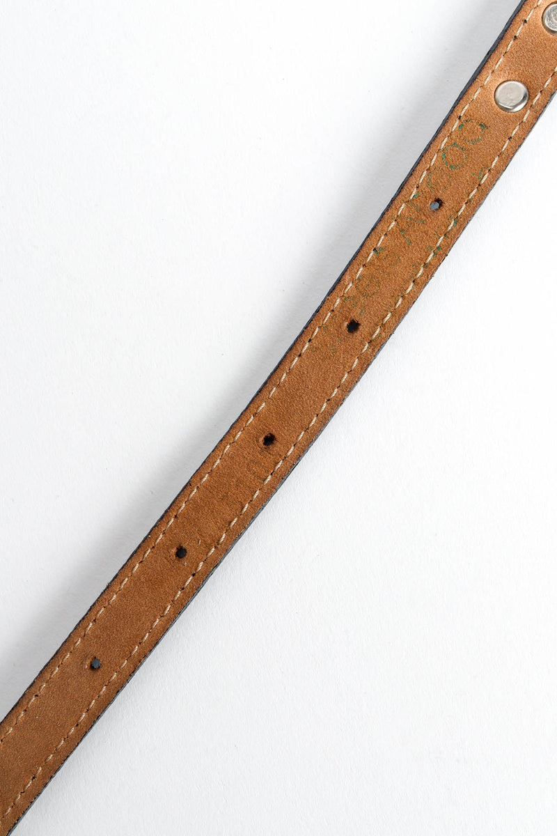 Vintage Streets Ahead Safety Pin Leather Link Belt signed/ref number @ Recess Los Angeles