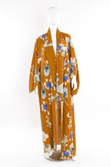 Vintage Japanese autumn stripe kimono mannequin front arms down @recessla 