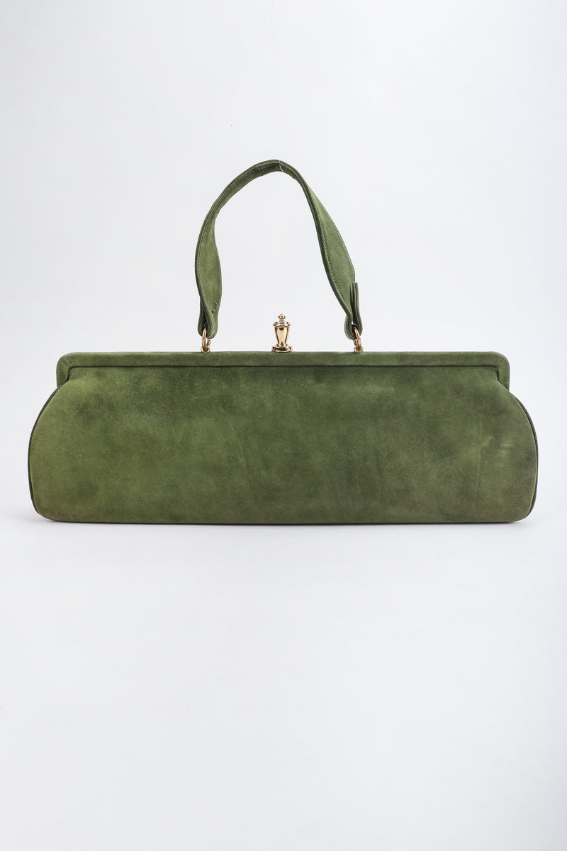 Recess Designer Consignment Vintage Style By Art Holzman Studded Suede Baguette Bag Los Angeles Resale