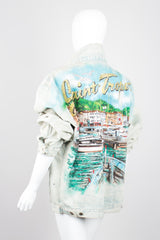 Tony Alamo Vive la Saint Tropez Embellished Denim Jacket