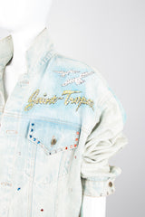 Tony Alamo Vive la Saint Tropez Embellished Denim Jacket