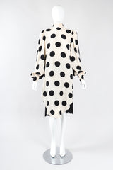 Scalloped Dot Dress