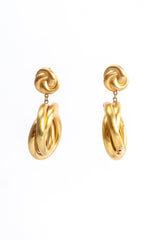 Vintage Tender Twist Coupling Earrings front hang @ Recess Los Angeles