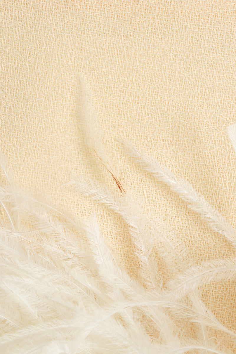 Vintage Teri Jon Wedding bridal Ostrich Pouf Skirt Set Feather Discoloration @ Recess LA
