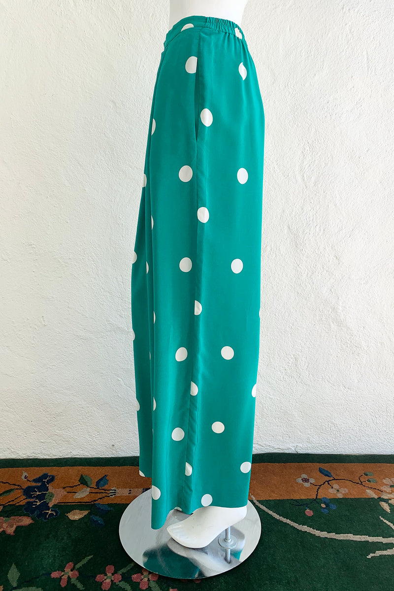 Vintage Rickie Freeman for Teri Jon Polka Pant Set on Mannequin side at Recess