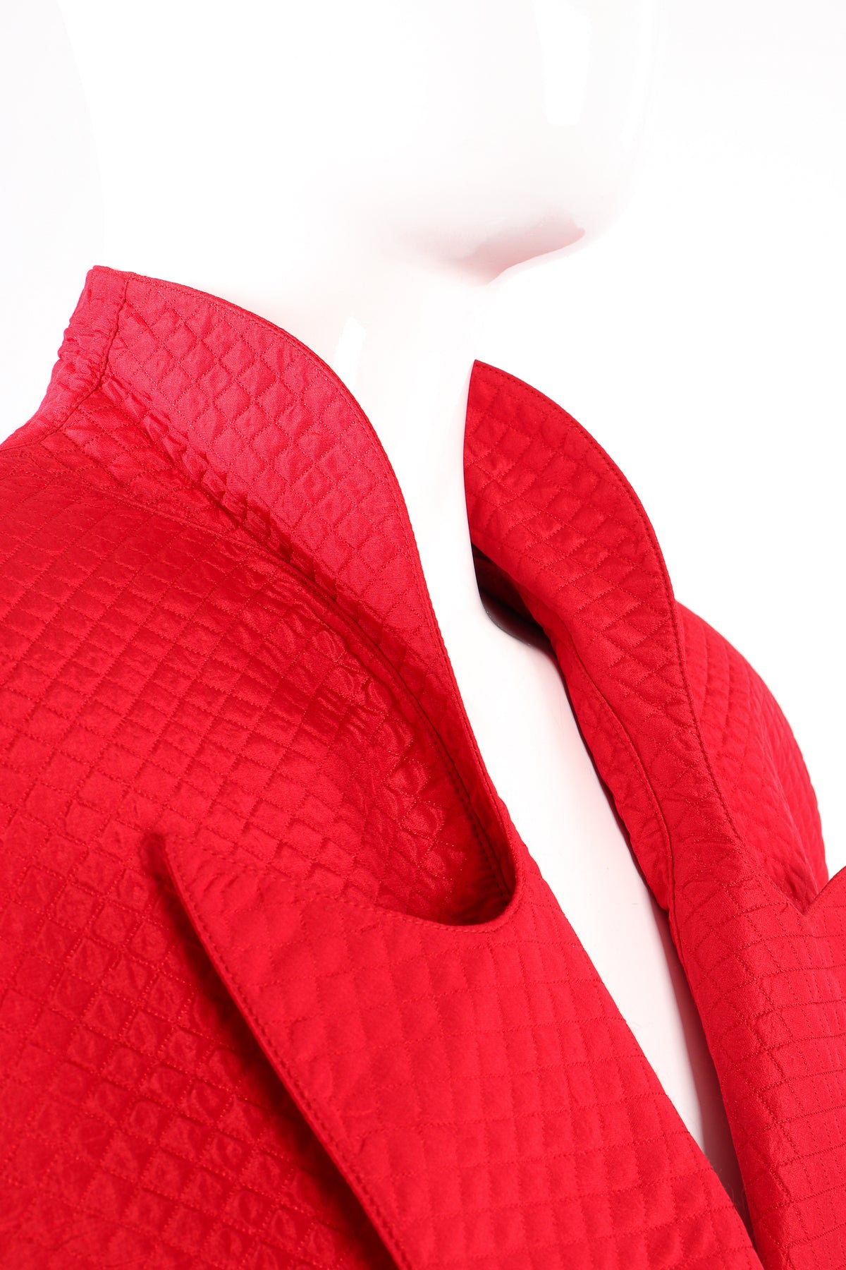 Thierry Mugler ペプラムジャケット ワンピース Vintage Thierry Mugler Quilted Peplum Jacket & Skirt Set – Recess