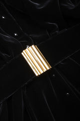 Recess Los Angeles Vintage Thierry Mugler Velvet Buckle Dress