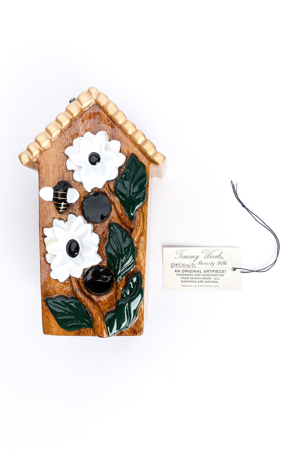 Vintage Timmy Woods Wearable Art Birdhouse Box Bag – Recess
