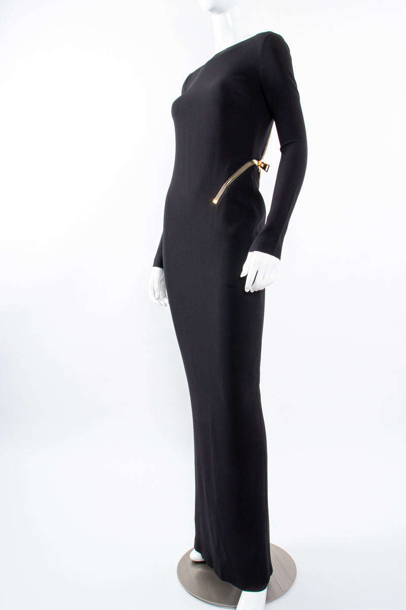 Vintage Tom Ford AW 2012 Plunge Back Zipper Gown – Recess