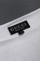 Recess Los Angeles Vintage Gucci Tom Ford 1996 Cutout White Era Jersey Belt Gown
