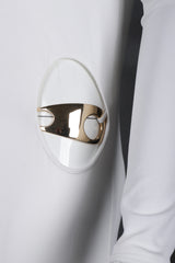 Recess Los Angeles Vintage Gucci Tom Ford 1996 Cutout White Era Jersey Belt Gown