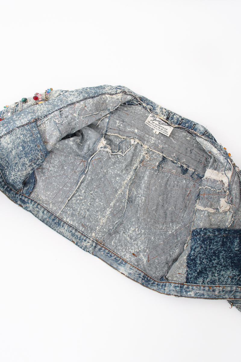 Vintage Tony Alamo Embellished Crop Jacket inside at Recess Los Angeles