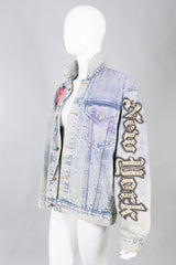 Tony Alamo NY Big Apple Embellished Denim Jacket