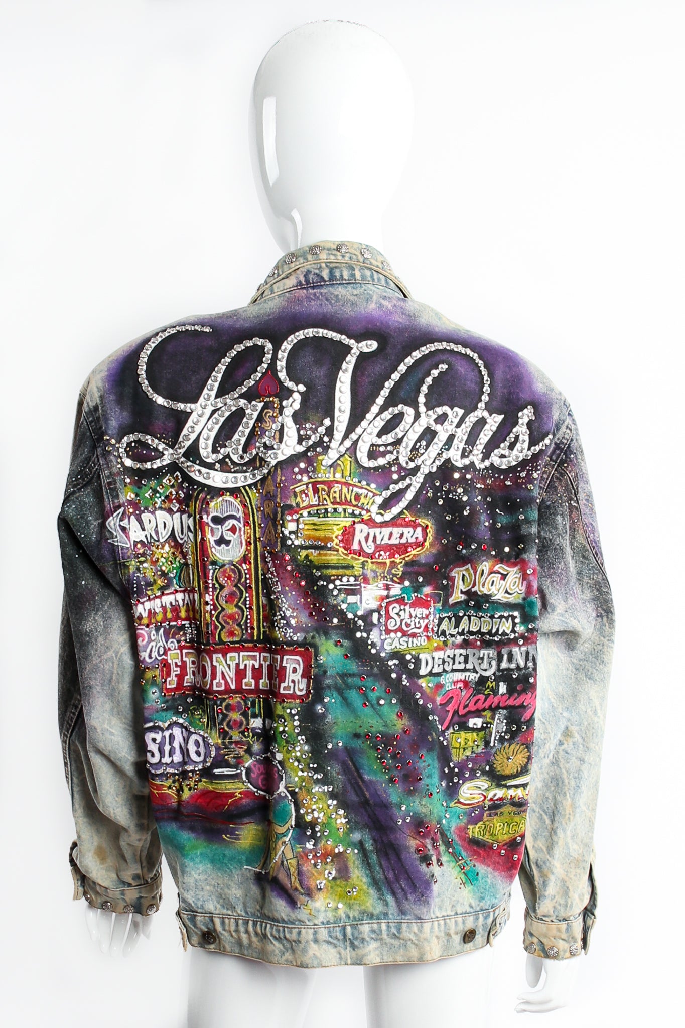 Vintage Tony Alamo Las Vegas Strip Jacket on Mannequin Back at Recess LA