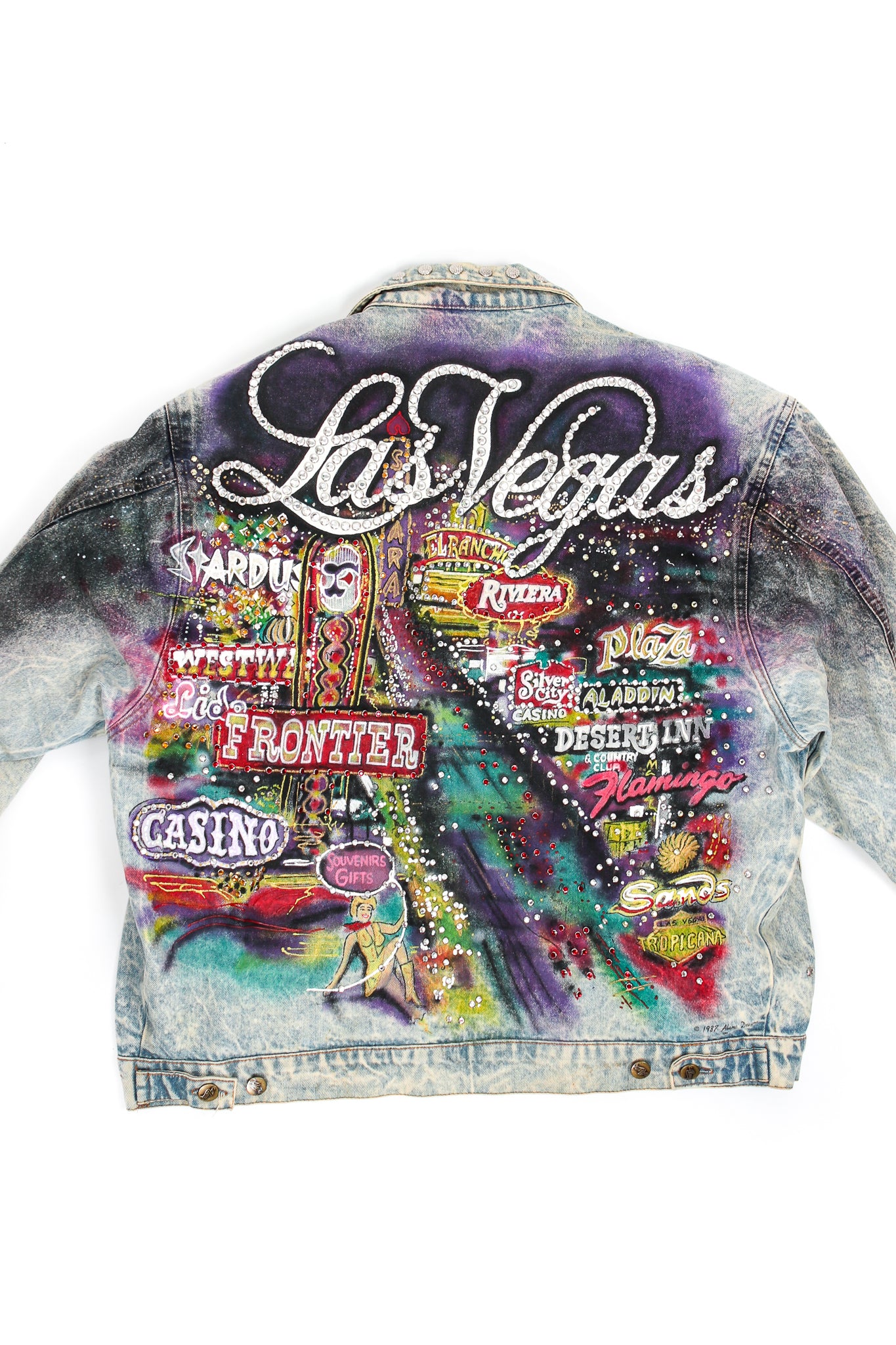 Vintage Tony Alamo Las Vegas Strip Jacket Back at Recess LA