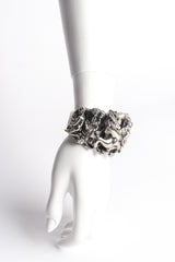 Vintage Tortolani Sculpted Zodiac Star Sign Cuff Bracelet on mannequin at Recess Los Angeles