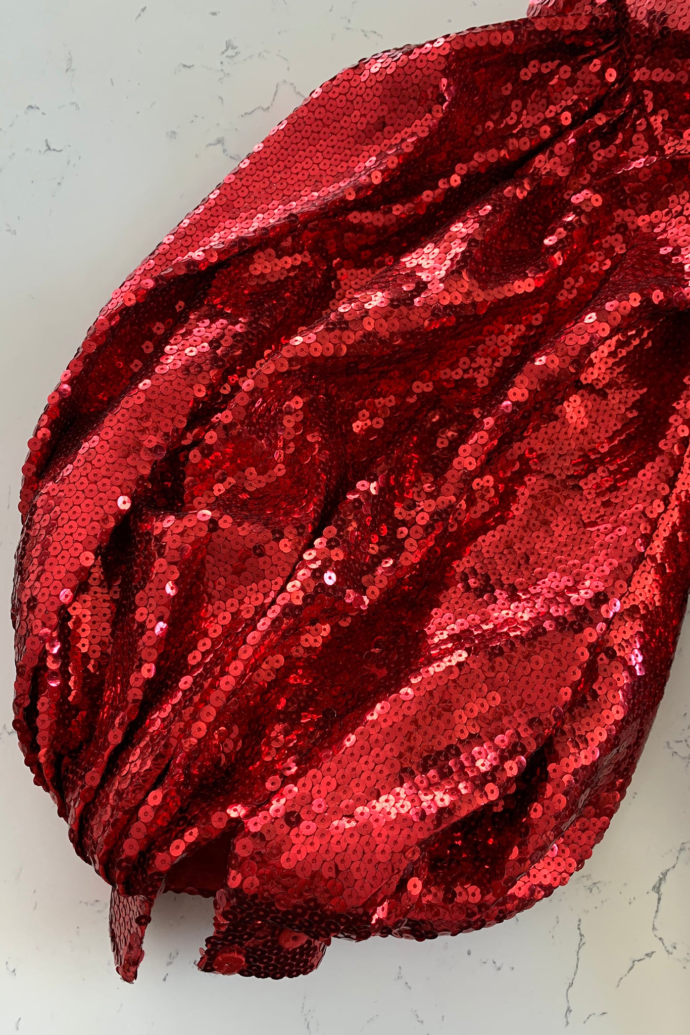 Vintage Touch of Paris by Carmen Zweig Sequin Balloon Sleeve Dress sleeve detail at Recess