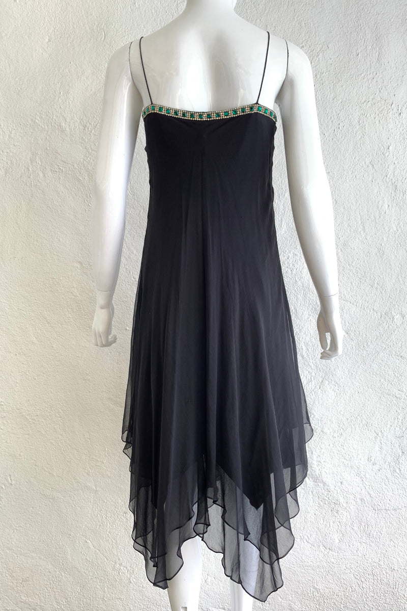 Vintage Tracy Mills Layered Chiffon Bias Dress Recess Vintage Tracy Mills Layered Chiffon Bias Dress Recess