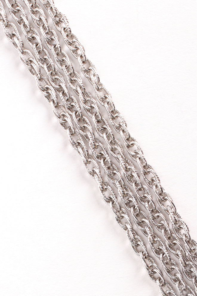 Vintage Trifari Sculpted Panther Tassel Pendant chain at Recess Los Angeles