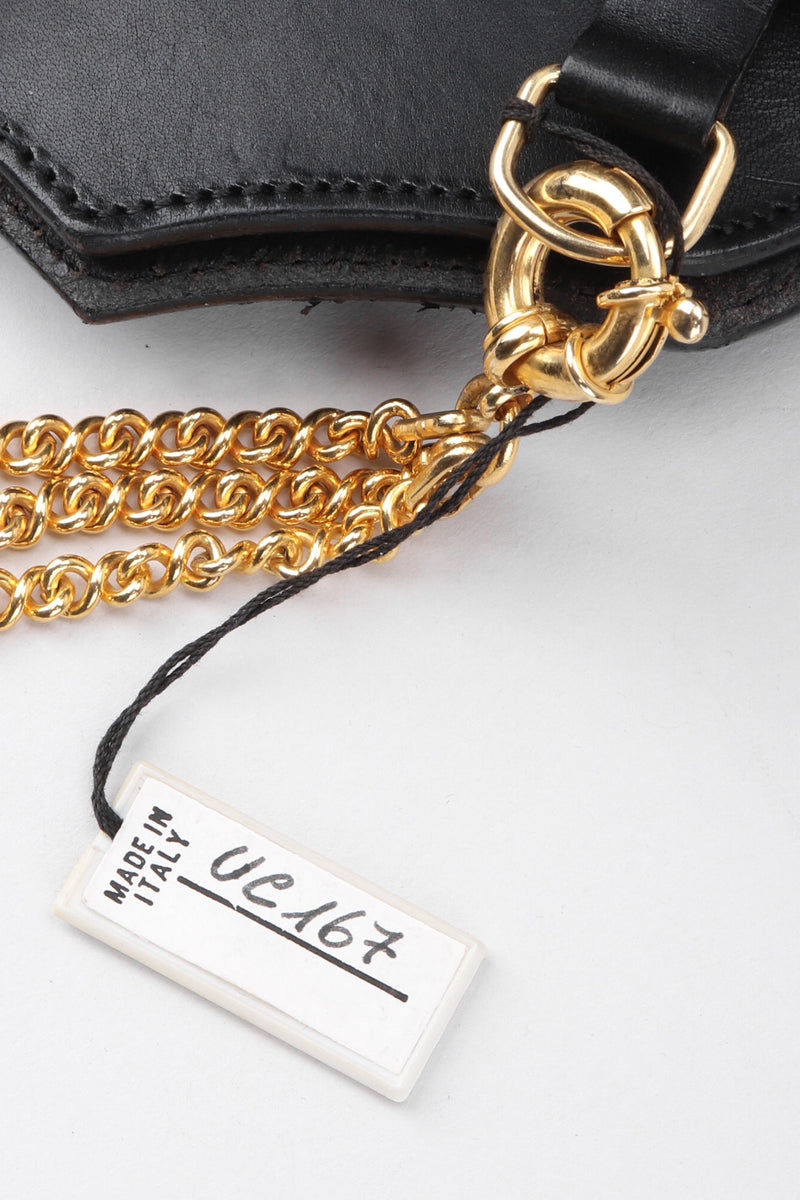 Recess Los Angeles Vintage Ugo Correani Leather Chain Holster Corset Belt