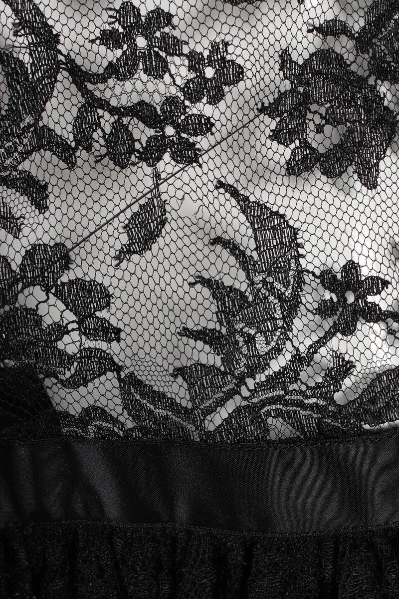 Vintage Emanuel Ungaro Sheer Floral Lace Dress hip hole @ Recess Los Angeles