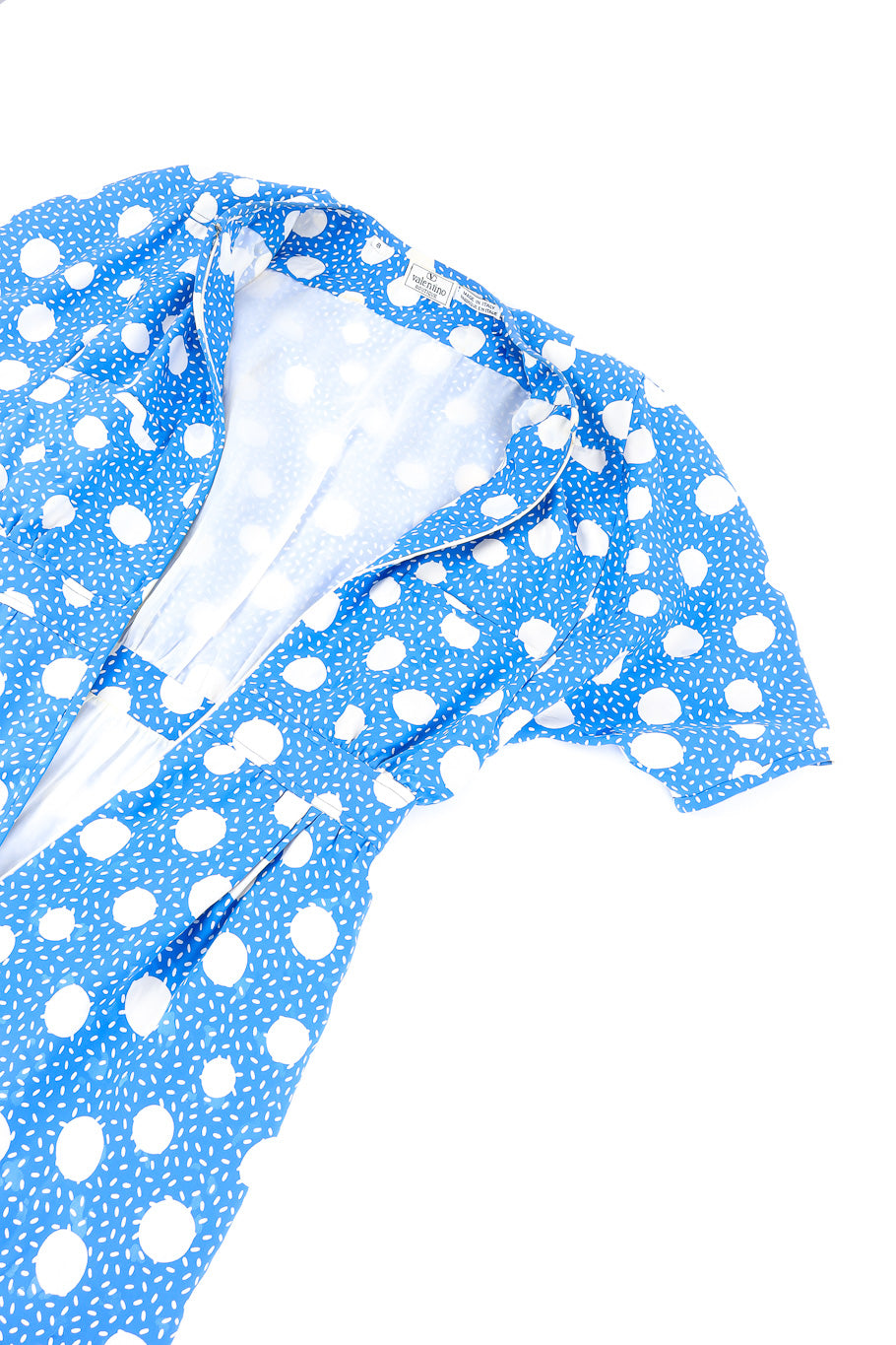 Valentino polka dot speckled dress lining details @recessla