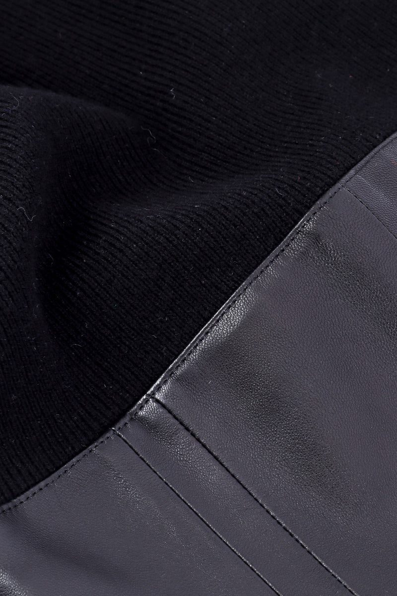 Valentino sleeveless leather jumpsuit fabric details @recessla