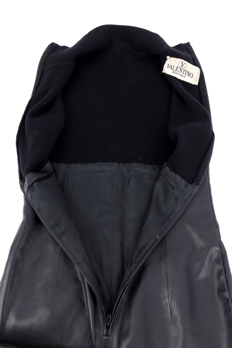 Valentino sleeveless leather jumpsuit un-zipped @recessla