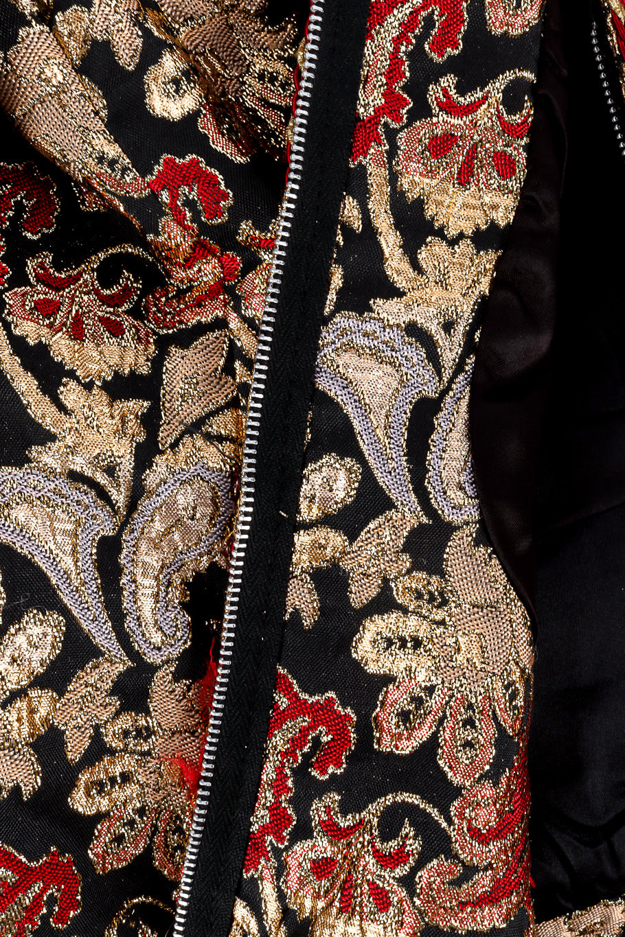 brocade pattern jacket by Victor Costa zipper @recessla