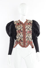 brocade pattern jacket by Victor Costa mannequin front @recessla