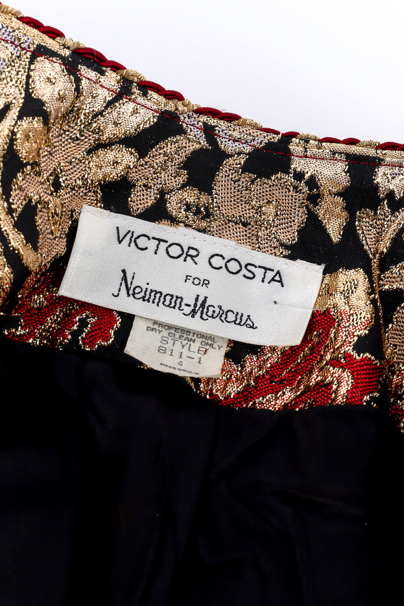 brocade pattern jacket by Victor Costa label @recessla