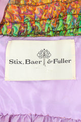 Vintage Valentina Tie-Dye Beaded & Sequin Dress tag @ Recess Los Angeles