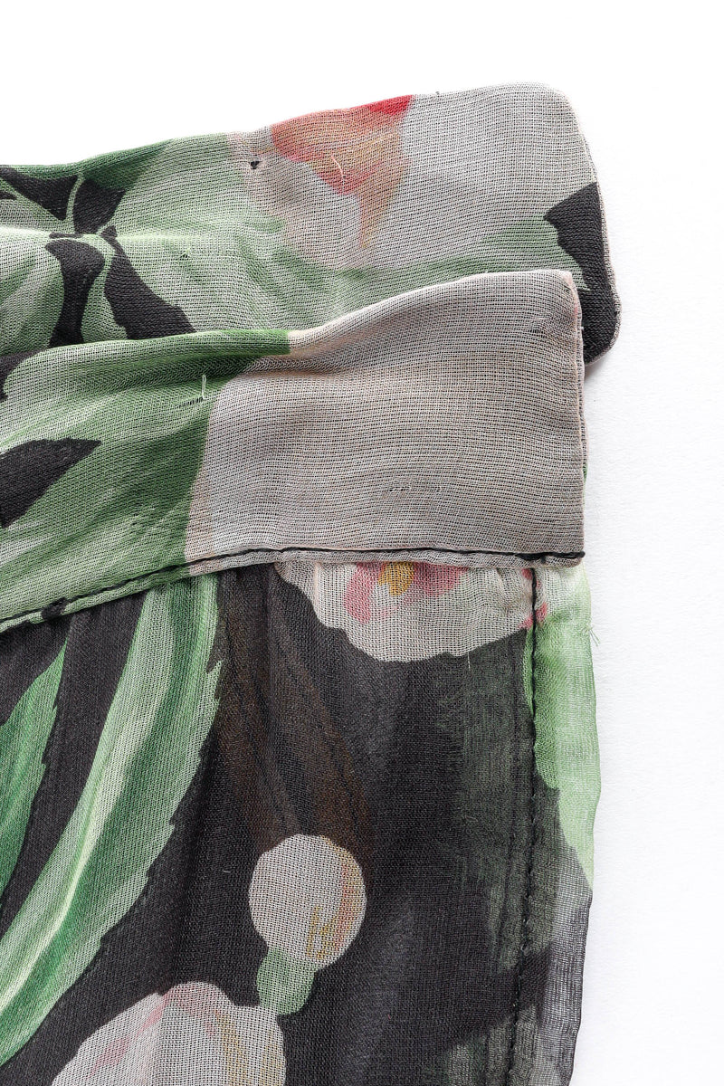 Vintage Valentino Willow Rose Garden Skirt hanger marks on waistline @ Recess LA