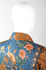 Recess Los Angeles Vintage Valentino Metallic Floral Quilted Jacket & Wrap Skirt Suit Set