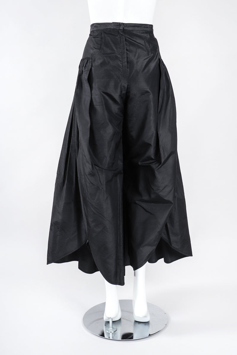 Recess Los Angeles Designer Consignment Resale Recycle Vintage Valentino Taffeta Palazzo Skirt Pant